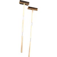 CombiSteel Pizza Oven Brush With Scraper And Wooden Handle 25-120