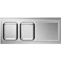 CombiSteel 600 Stainless Steel Sink Unit Tabletop 2 Left 2000