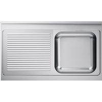 CombiSteel 600 Stainless Steel Sink Unit Tabletop 1 Right 1200