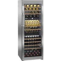 Liebherr WTES5872 Glazed Stainless Steel Wine Cabinet 578 Litres