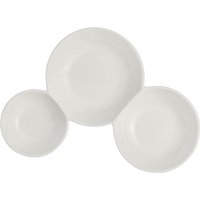 Rene Ozorio White Album 3 Compartment Gourmet Sauce Dishes 200ml (12 Pack)