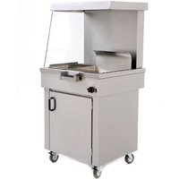 Archway Freestanding Chip Scuttle - Large w/Cabinet