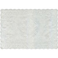 14x10" Tray paper white embossed 40gsm (4x250`s)