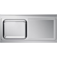 CombiSteel 700 Stainless Steel Sink Unit Tabletop 1 Left 1400