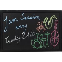 Wall Chalk Board 60 x 80cm Black