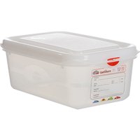 GN Storage Container 1/4 100mm Deep 2.8L - Pack of 6