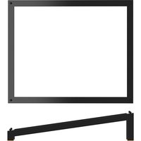 Black Luxor Metal GN1/2 Angled Riser 32.5 x 26.5 x 7cm