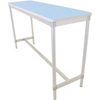 Gopak Enviro Indoor Pastel Blue Rectangle Poseur Table 1200mm
