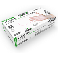 Powder Free Clear Vinyl Gloves Medium (10x100) SUB