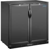 Polar G-series 850mm Double Door Back Bar Cooler Solid Door 198 Ltr
