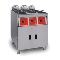 SL633L33G0 - FriFri Super Easy 633 Electric Free-standing Triple Tank Fryer with Filtration