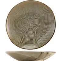 Terra Porcelain Grey Organic Coupe Bowl 26cm - Pack of 6