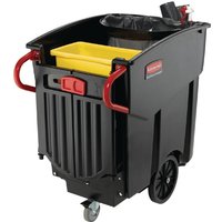 Rubbermaid Mega BRUTE Mobile Waste Collector Black 450Ltr