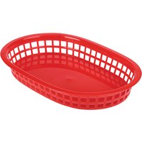 Fast Food Basket Red 27.5 x 17.5cm - Pack of 6