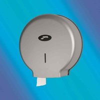 Mini Jumbo Toilet Roll Dispenser Silver