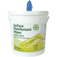 EcoTech Quat-Free Disinfectant Surface Wipes Bucket (500 Pack)