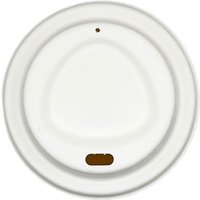 90mm Greenspirit Bagasse Hot Cup Lids (12/16oz) (20x50)