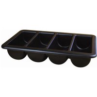 Cutlery Tray/Box 1/1 Black 13" X 21"