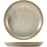 Terra Porcelain Matt Grey Coupe Plate 19cm - Pack of 6