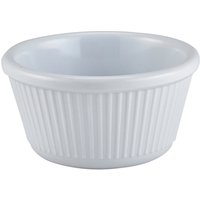 GenWare Melamine White Fluted Ramekin 114ml/ 4oz - Pack of 24