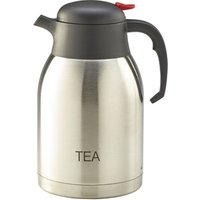 Tea Inscribed St/St Vacuum Jug 2.0L