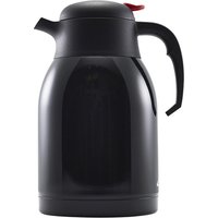 Black St/St Vacuum Push Button Jug 2L