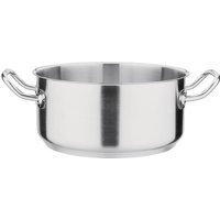 Vogue Stainless Steel Casserole Pan 24cm