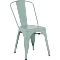 Bolero Bistro Metal Chairs Olive Green (4 Pack)