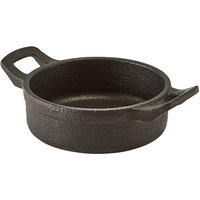Mini Cast Iron Round Eared Dish 11 x 3.5cm - Pack of 6