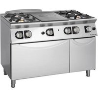 Giorik TG76FTCMedium Duty Gas Solid Top Range + 4 open burners