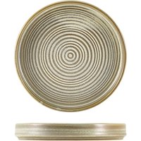 Terra Porcelain Matt Grey Presentation Plate 18cm - Pack of 6