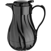 Olympia Insulated Swirl Jug Black 1.2Ltr