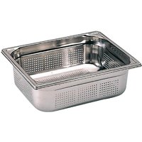 Matfer Bourgeat Stainless Steel Perforated 1/2 Gastronorm Tray 100mm