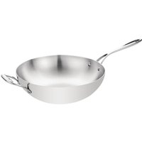 Vogue Tri Wall Wok Flat Base 35cm