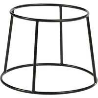 Genware Black Anti-Slip Round Buffet Riser 18cm