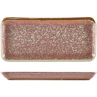 Terra Porcelain Rose Narrow Rectangular Platter 27 x 12.5cm - Pack of 6