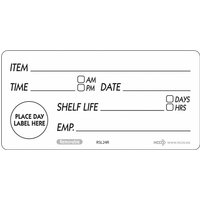 50 X 100mm Removable Shelf Life Label (500)