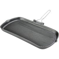 Vogue Cast Iron Grill Pan 22cm