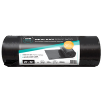 26" x 42" Special black refuse sacks (8x25s)