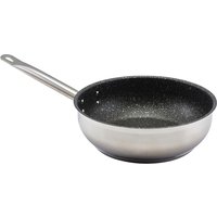 GenWare Non Stick Teflon Stainless Steel Sauteuse Pan 24cm