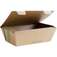 Vegware Compostable Microflute Takeaway Box 8x5" (250 Pack)