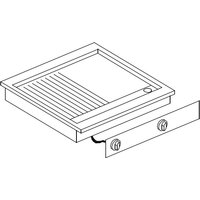 Giorik LGE6821DX "Drop In" electric griddle 1/2 ribbed 1/2 smooth