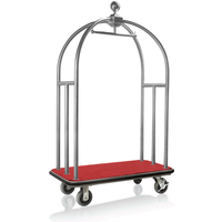 Luggage trolley Red