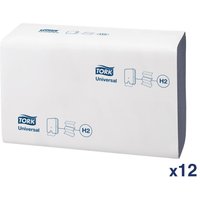 Tork Z Fold Blue Hand Towels 1Ply 250 Sheets (12 Pack)