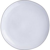 Olympia Raw Recycled Clay Charcoal Coupe Plates 260mm (6 Pack)