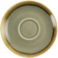Olympia Kiln Cappuccino Saucer Moss 140mm (Pack of 6)