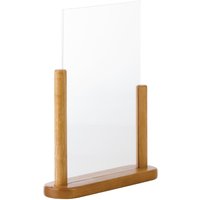Securit Acrylic Menu Holder With Wooden Frame A4