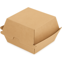#8 Corrugated Clamshell Burger Box 105x102x42mm (5x50)