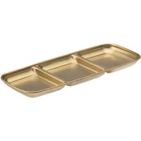 Utopia Artemis Triple Dip Trays Rumbled Gold 225x90mm (12 Pack)