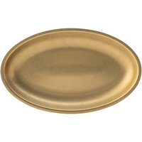 Utopia Artemis Oval Platters Rumbled Gold 300x180mm (6 Pack)